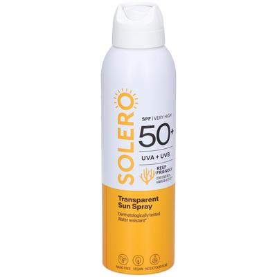 Solero Sonnenspray transparent Spf50+ 200 ml Sonnenschutzcreme