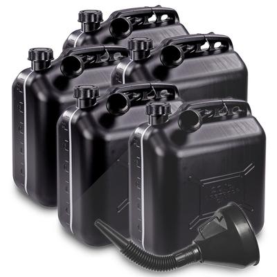 Proplus 5x Benzinkanister 20L Kunststoff schwarz UN-geprüft + Tri [Hersteller-Nr. 40371999]