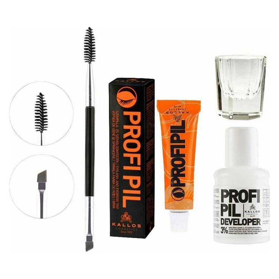Kallos Cosmetics Profi Pil Eyelash And Eyebrow (03 braun, 3 Brown) (5998889509132)