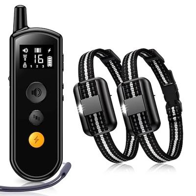 Hundetraining Schockhalsband für Hunde mit Fernbedienung Ferngesteuert Hund Drei Betriebsmodelle Hunde Sicherheit ABS PC Verhaltenshilfen Für Haustiere