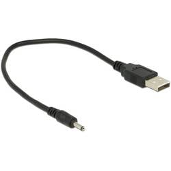 Delock USB-Stromkabel USB-A Stecker, DC Stecker 3,0 mm 0.27 m Schwarz 83793