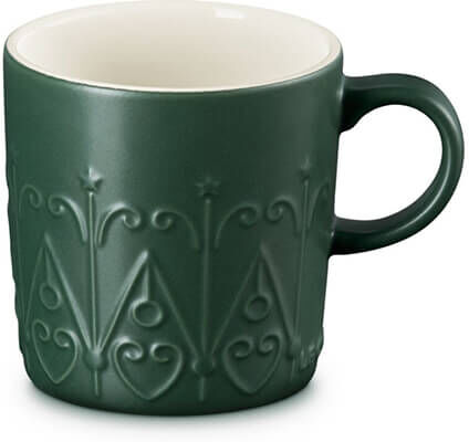 Le Creuset L'Etoile Forêt Stoneware London Christmas Coffee Mug