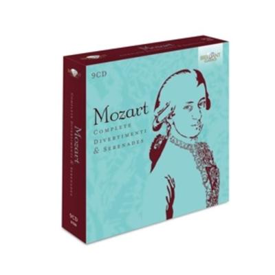 Mozart:Complete Divertimenti&Serenades(9CD) - Various, CD