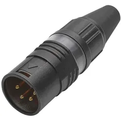 HICON XLR Stecker 4pol HI-X4CM-G