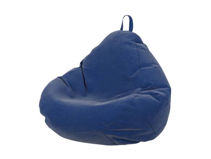 Sitzsack DROP 100 x 120 cm blau