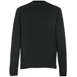 Langarmshirt "ALBI" Crossover - S - schwarz