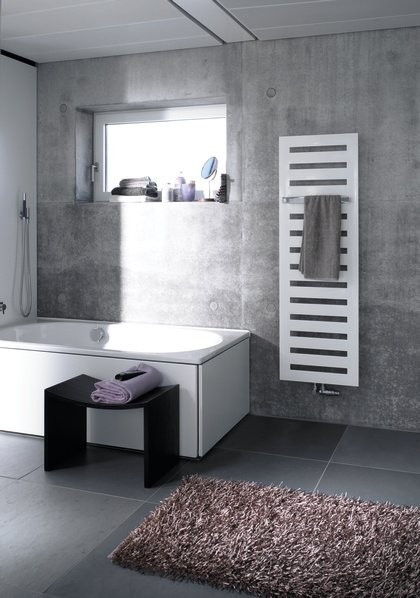 Zehnder Heizkörper Metropolitan Bar, 1540 x 600 mm, Titane, Warmwasserbetrieb, ZM101560A500000 ZM101560A500000
