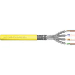 DIGITUS 1743AVH1 - Verlegekabel Cat.7A, S/FTP, 1500 MHz, gelb, 100 m