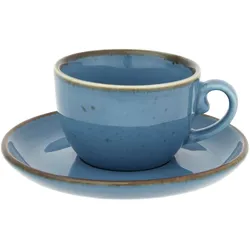 Espressotasse mit Untertasse Capri Blau