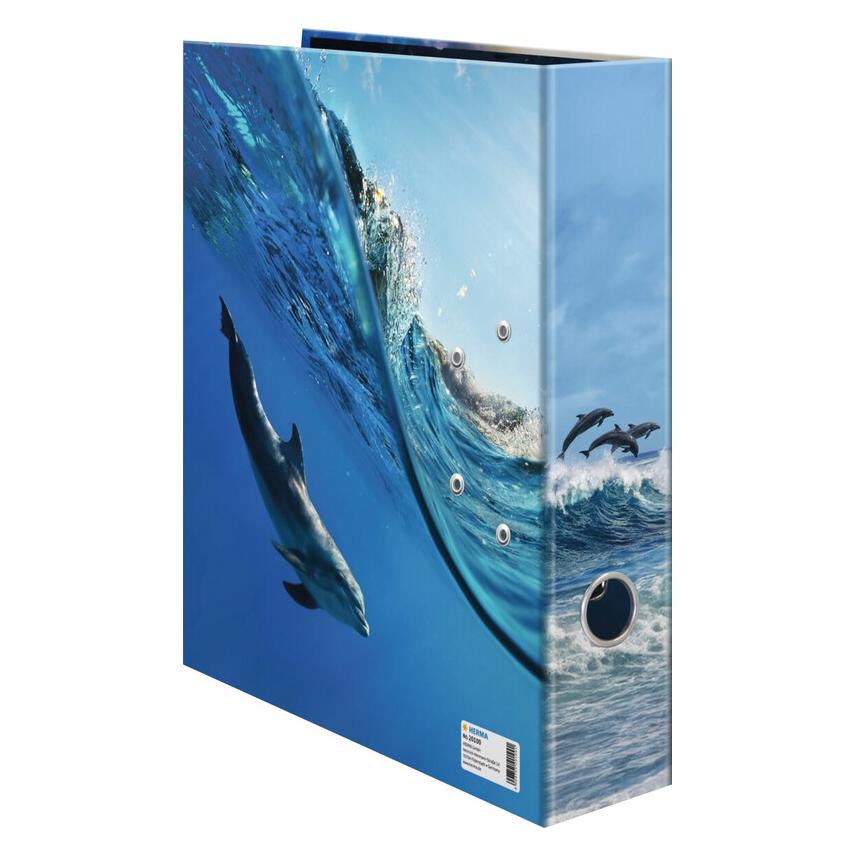 Herma Motiv-Ordner A4 Delfin (A4, 70 mm, 1 Stk.) (20100)