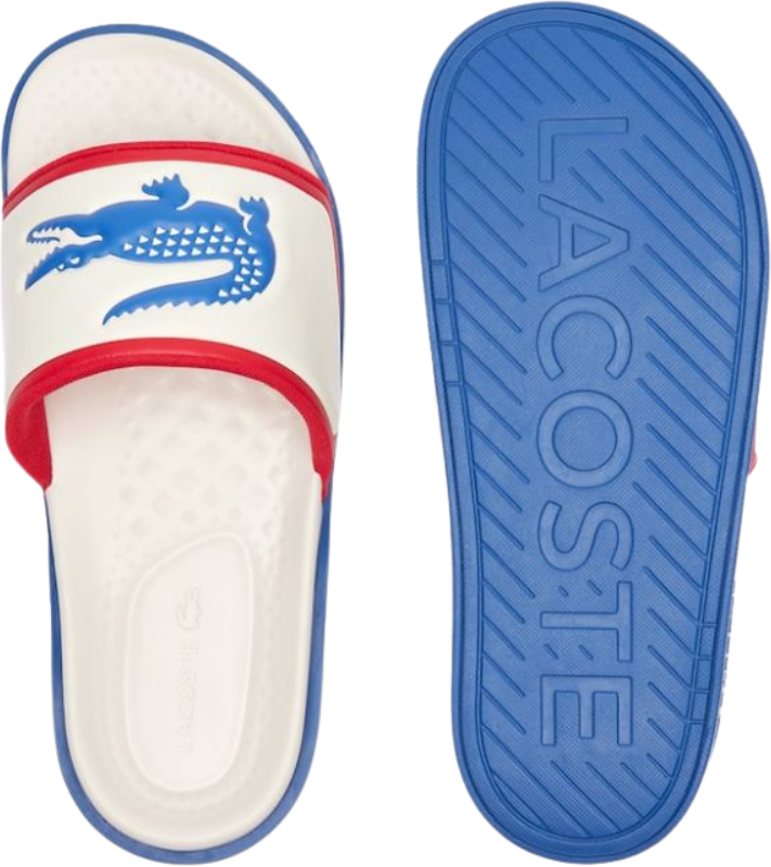 Zapatilla Lacoste Serve Slide Hombre Blanco 47
