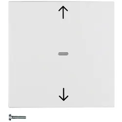 Berker, Zubehör Antriebstechnik, Jalousie-Taste S.1/B.3/B 85241188 7 polarweiss,matt