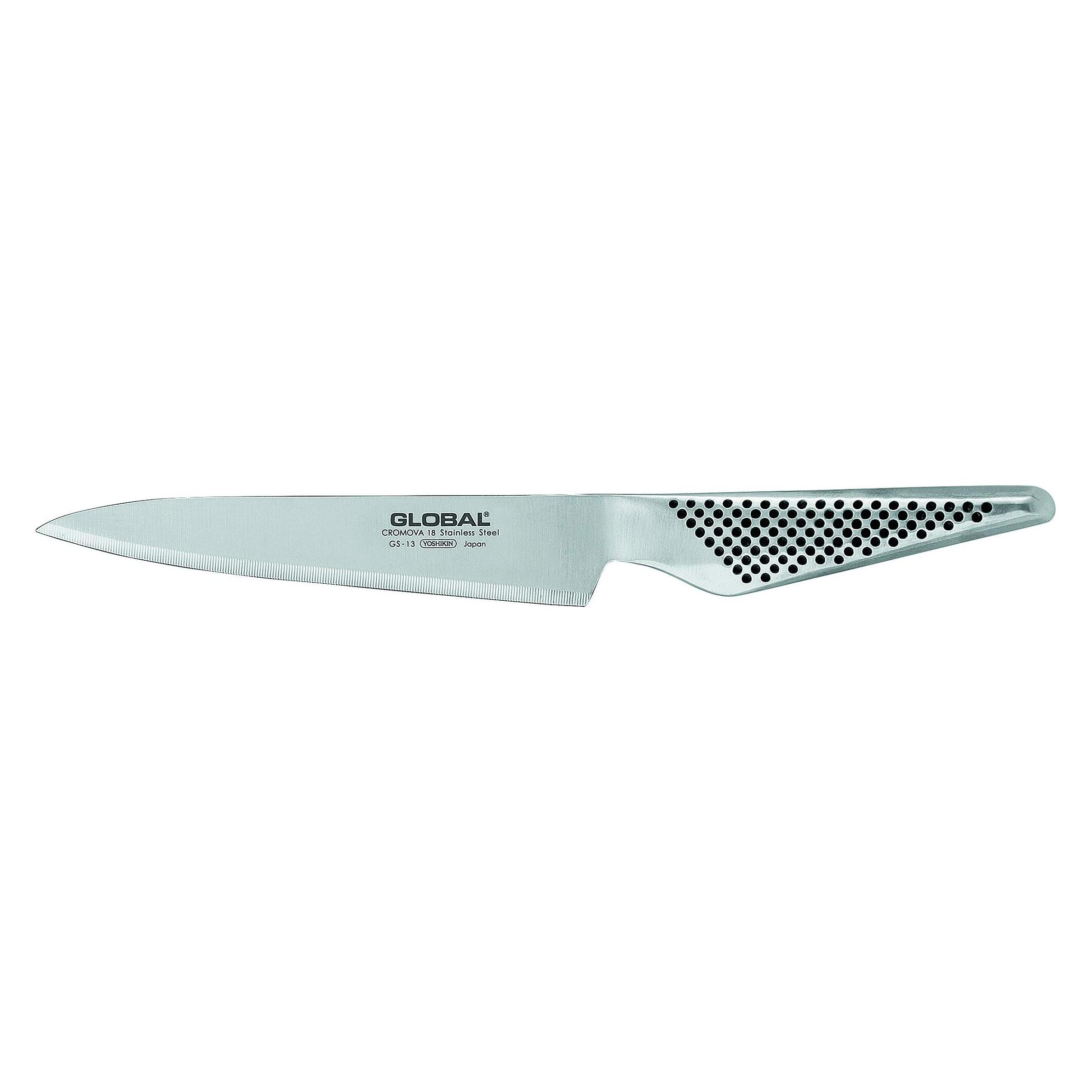 Global GS-13R Universalmesser verzahnt 15 cm (15 cm) (GS-13R)