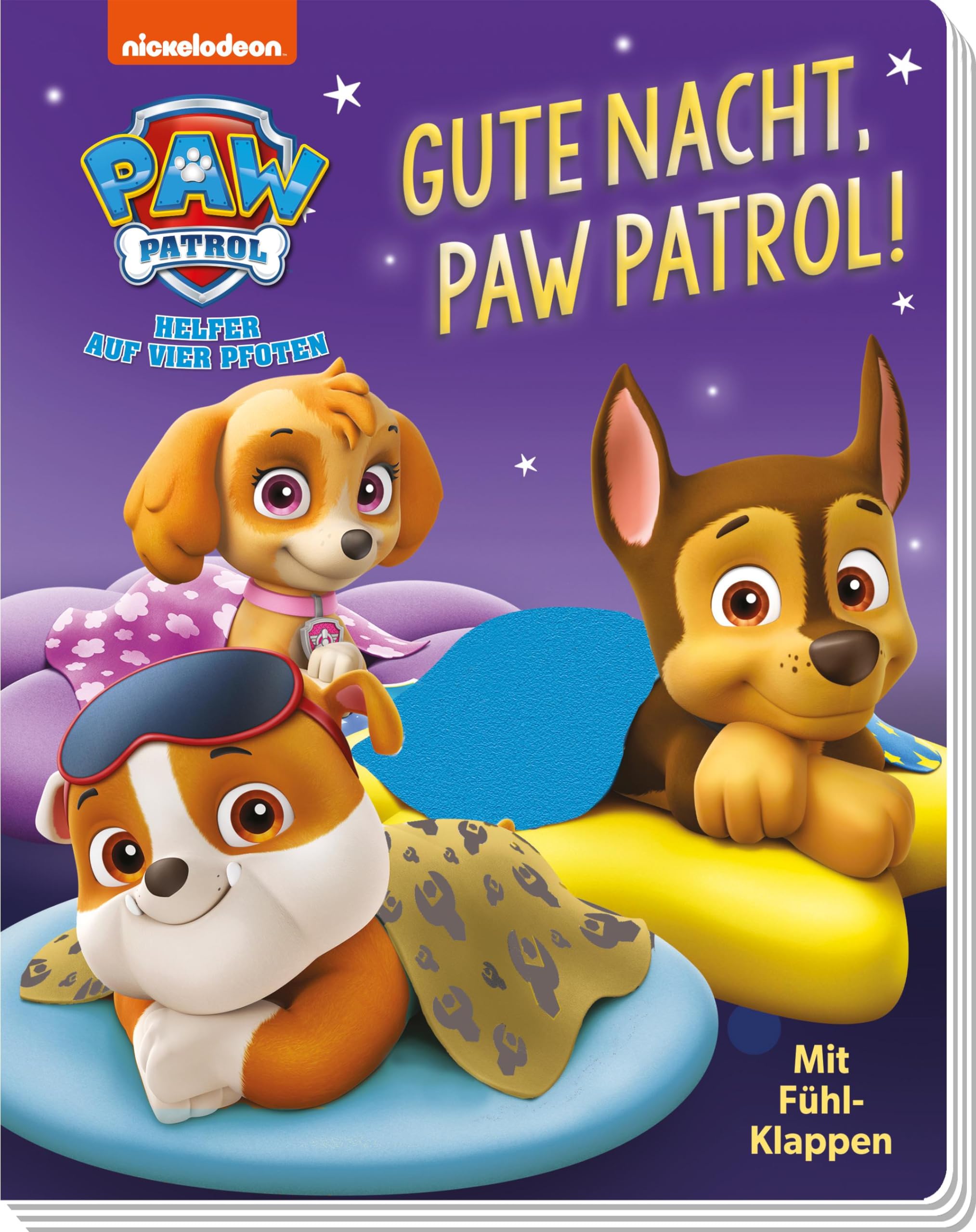 Panini - PAW Patrol: Gute Nacht, PAW Patrol!: Pappbilderbuch mit textilen Klappen - Preis vom 16.10.2026 11:41:07 h