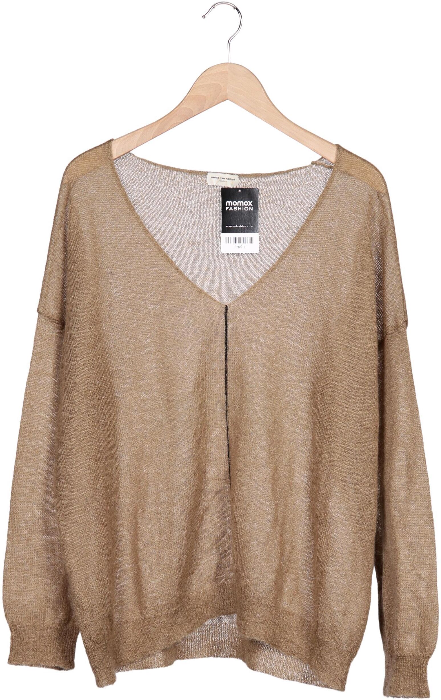 Dries van Noten Damen Pullover, Beige, Gr. M, kein / Etikett - Second Hand