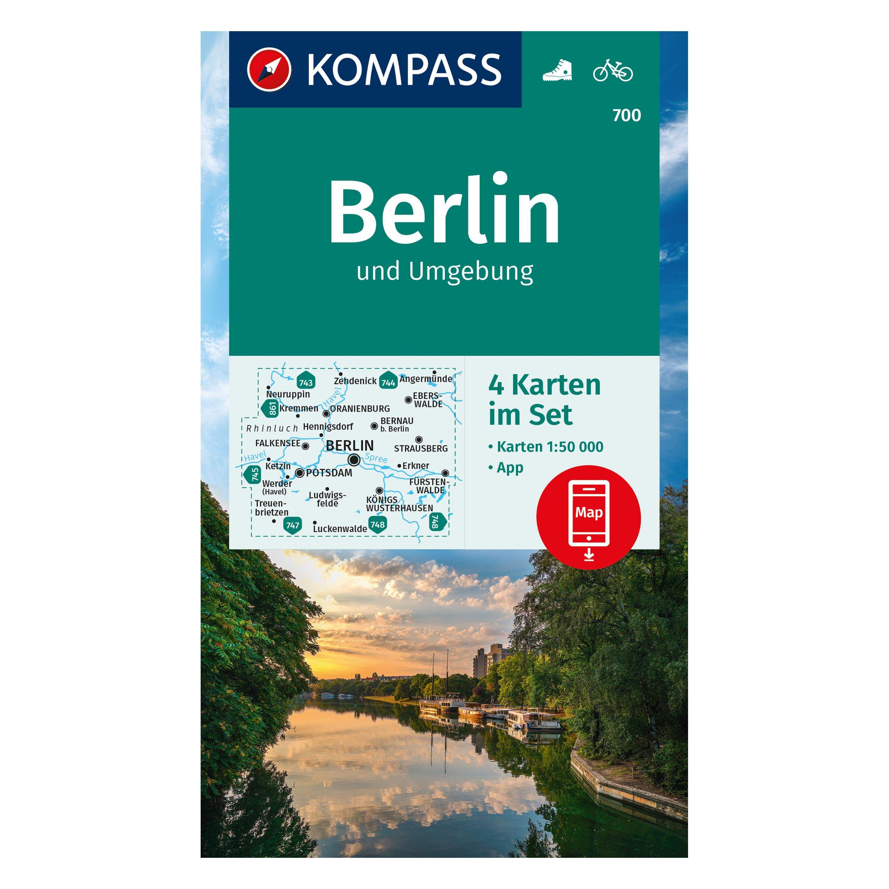 Kompass Karten KV WK4S 700 Berlin und Umgebung 50T (43083142)