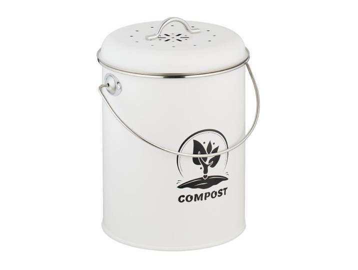 Relaxdays Komposteimer mit Geruchsfilter 5,5 Liter