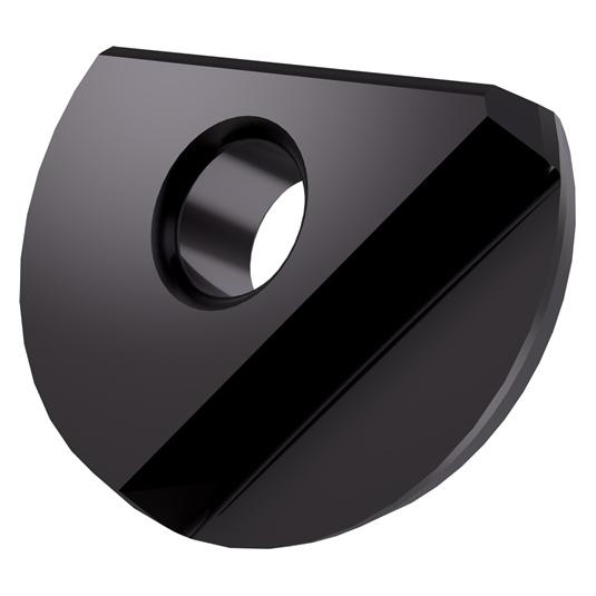 Pramet Frswendeschneidplatte ISO PPH 3200-CL1:2003 D.8mm PVD beschichtet Lila-Schwarz - VPE: 5 (PPH 3200-CL1:2003)