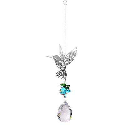 Sonnenfänger Kolibri Kristall Sonnenfänger Kristall Anhänger Beleuchtung Anhänger Garten Prismenkugel Dekoration