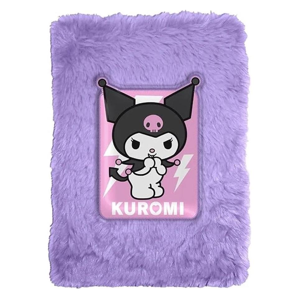 Kids Licensing Hello Kitty Kuromi plush notebook (A5, Liniert, Weicher Einband) (8435507892018)