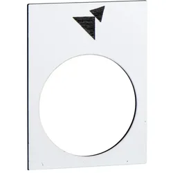 Schneider Electric ZB2BY4965 Bezeichnungsschild, 30x40mm, weiß, vorwärts, langsam-schnell  - 10 Stück