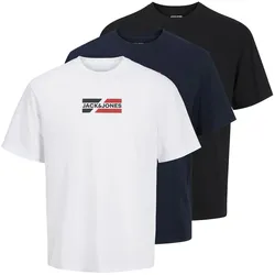 JJECORP GRAPHIC TEE SS 3PK Herren T-Shirt