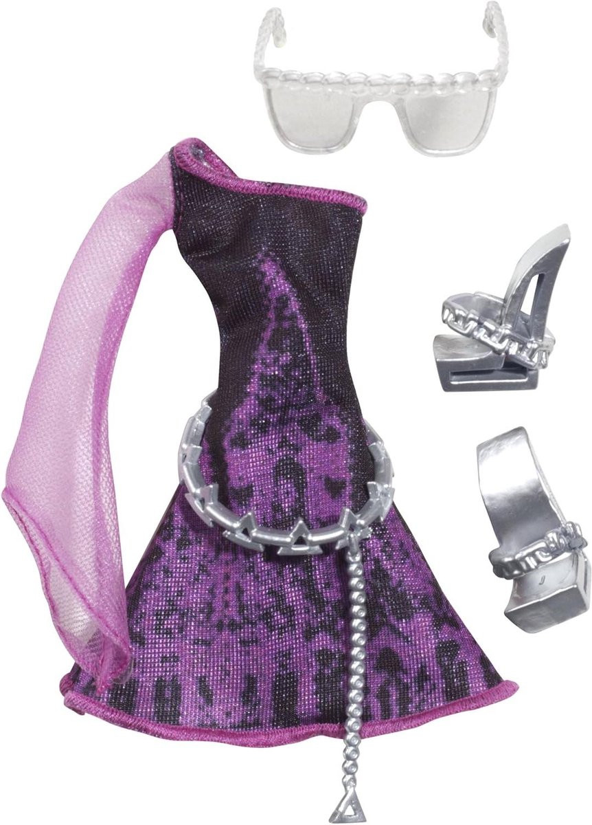 Monster High Spectra Pop Mode Pop voor Kinderen met Accessoires - Blauw