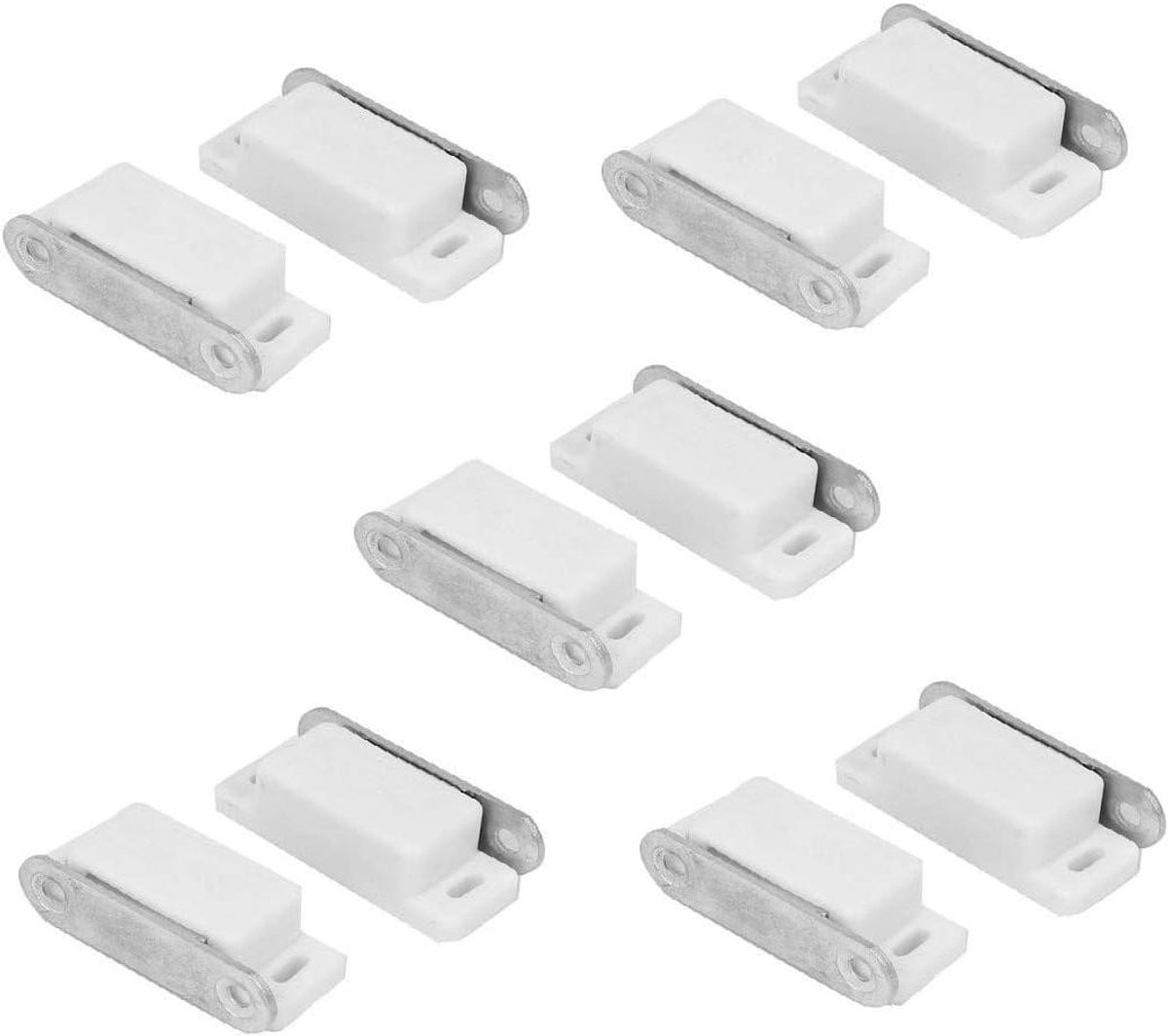 Magnetische Kastsluiting Deurstopper Wit 46 x 14 mm