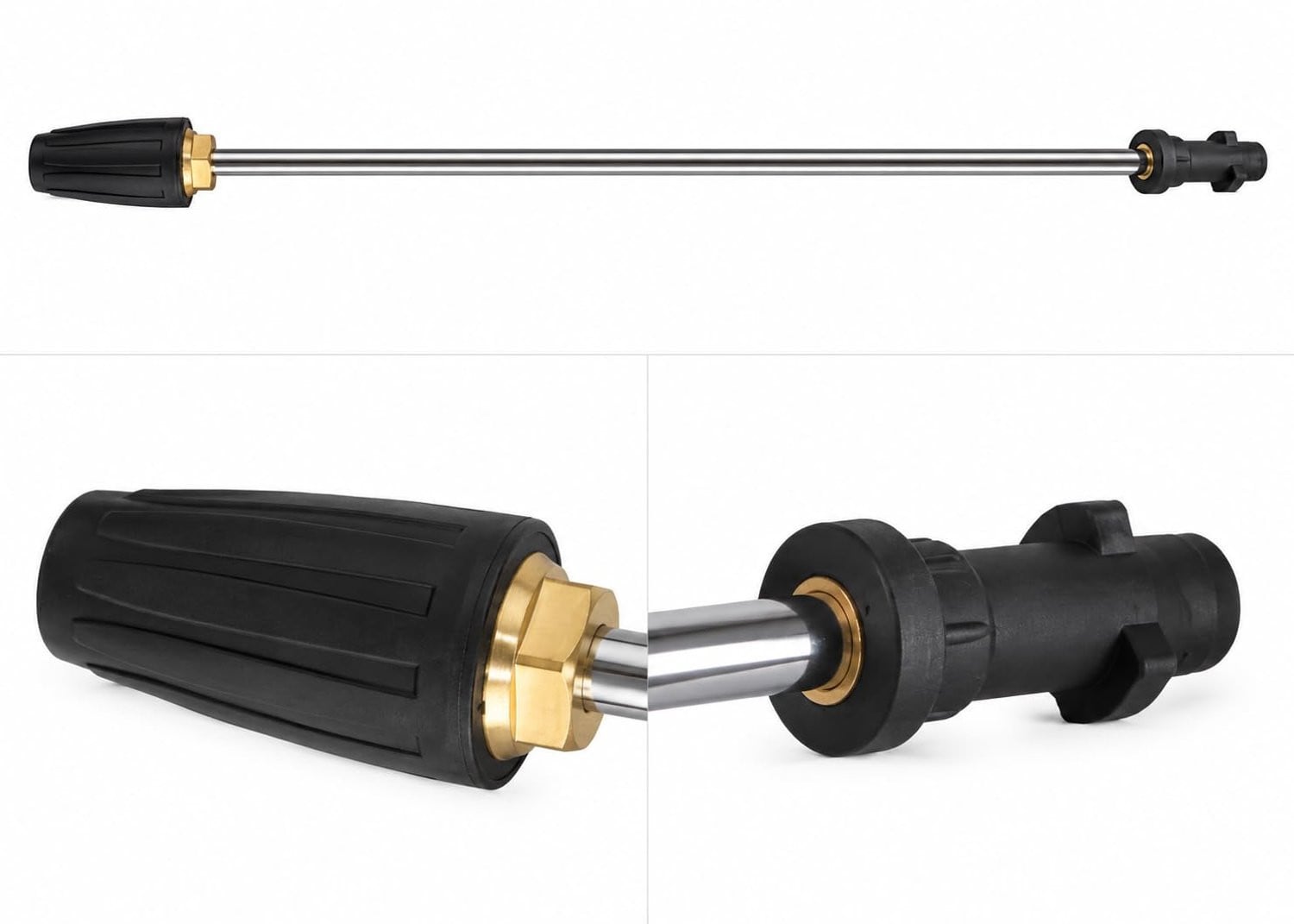 Vuilfrees met bajonetaansluiting voor 207 bar, 60 cm
