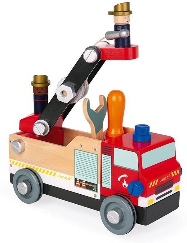 Janod Camion de pompiers Brico'kids