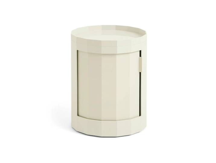 HAY Table d appoint Facet Cabinet 100 Eggshell'