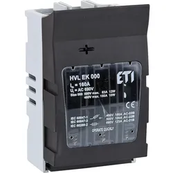 NH-Lasttrennschalter Gr.000 bis 160A, 3-polig ETI