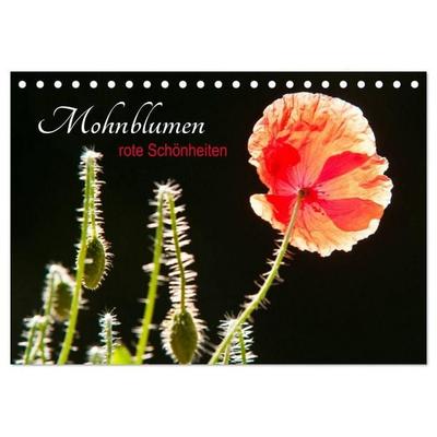 Mohnblumen - rote Schönheiten (Tischkalender 2027 DIN A5 quer), CALVENDO Monatskalender