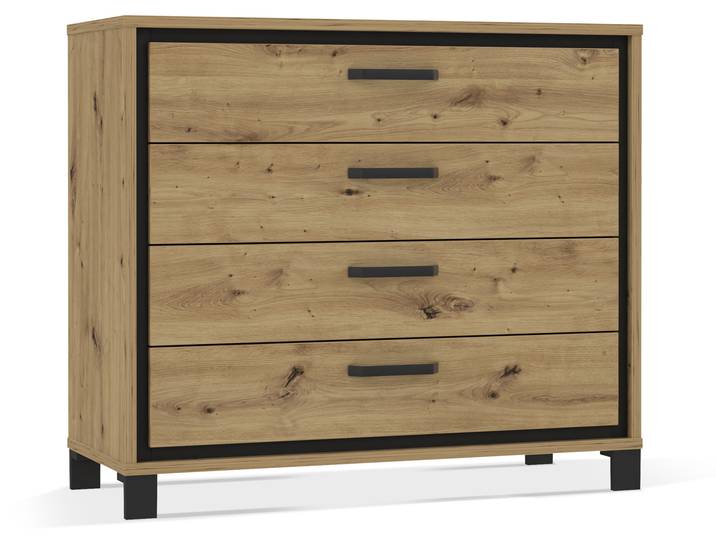 TEMMY Kommode, Material Spanplatte, Artisan Eiche Nachbildung