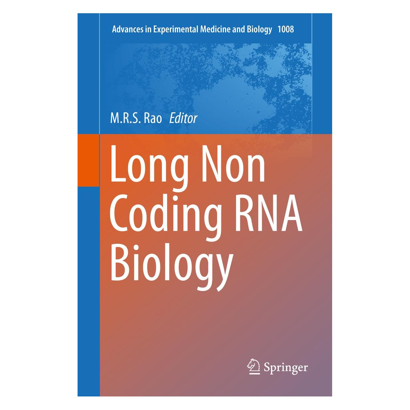 Springer Long Non Coding RNA Biology (Englisch, Hardcover, M.R.S. Rao) (9789811052026)