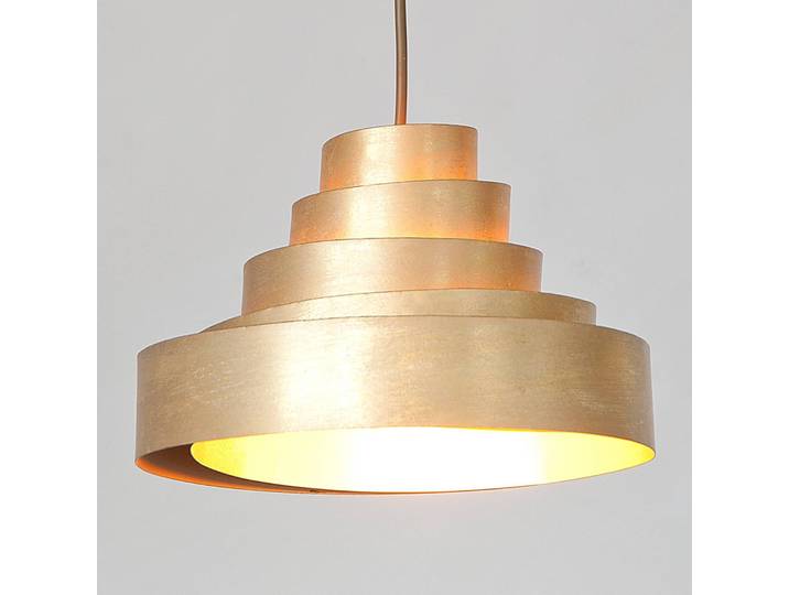 Holländer Designer Hängelampe Comparsa, dimmbar, messing / gold, für Wohn- / Esszimmer, Metall, Design, Pendelleuchte