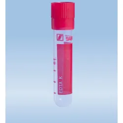 PP-Röhrchen 2 ml, 55 x 12 mm, K3 EDTA, mit Druck (100 Stck.)