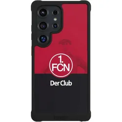 Nivocase Hülle für Samsung Galaxy S25 Ultra Stossfeste Handyhülle NIVOmax Case Schwarz 1. FC Nürnberg Der (Samsung Galaxy S25 Ultra), Smartphone Hülle, Schwarz