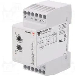 Carlo Gavazzi Ind- og udpumpningsrelae justerbar følsomhedspolespaending 230V AC, 2 polet skiftekontak, Relais
