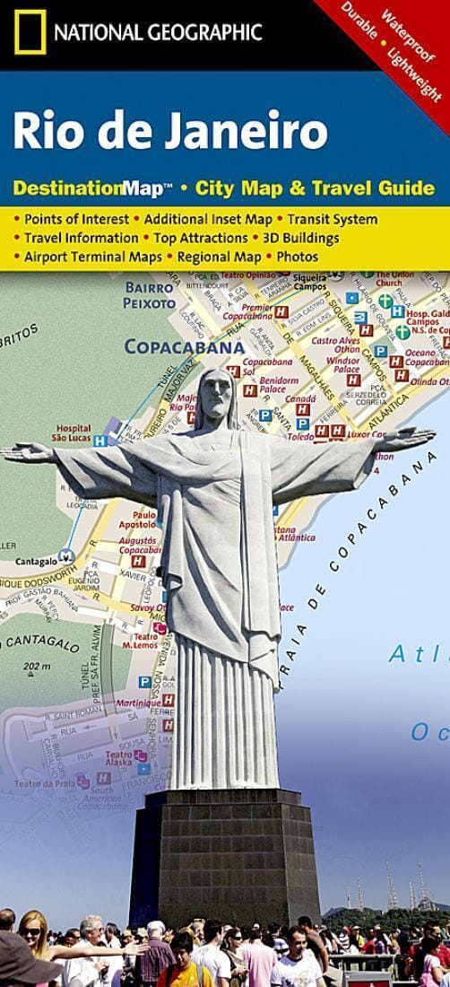 Carte de voyage de Rio de Janeiro (Brésil)   National Geographic