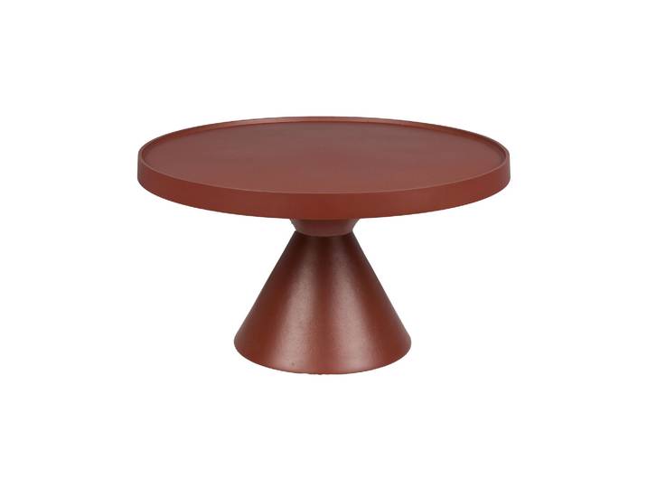 Table d'appoint en aluminium rouge Marsala Floss