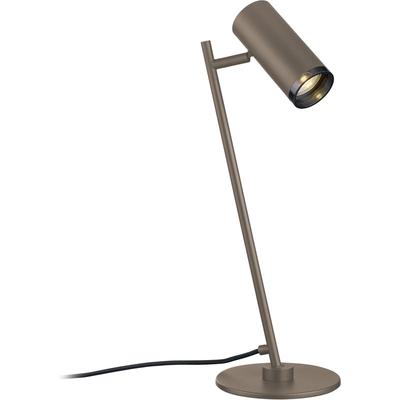 Tischleuchte "POLO", braun (taupe), 1, Ø 16cm H: 50cm, 1 Stk., HELL HÖLLISCH GUTES LICHT, Leuchten, Tischleuchte