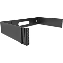DELOCK 19" Wandhalterung 2 HE faltbar schwarz