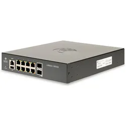 Cambium Networks cnMatrix EX1010 Intelligent Ethernet Switch 8 1-Gbps and - Switch - Glasfaser (L (10 Ports), Netzwerk Switch, Schwarz