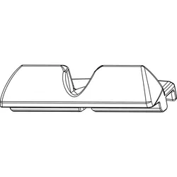 MACO Rastplattengarnitur für Kunststoff - GEALAN S 3000, S 7000, S 8000 / KBE System 70 / KÖMMERLING Gold