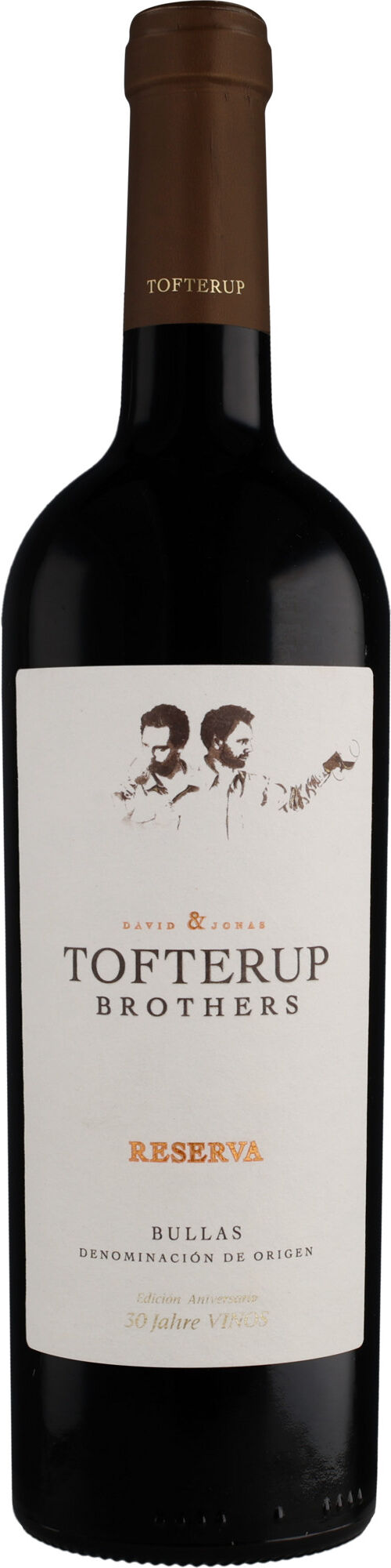 Trenza Tofterup Brothers Reserva Edición Aniversario 2021 15% Vol. Rotwein Trocken aus Spanien