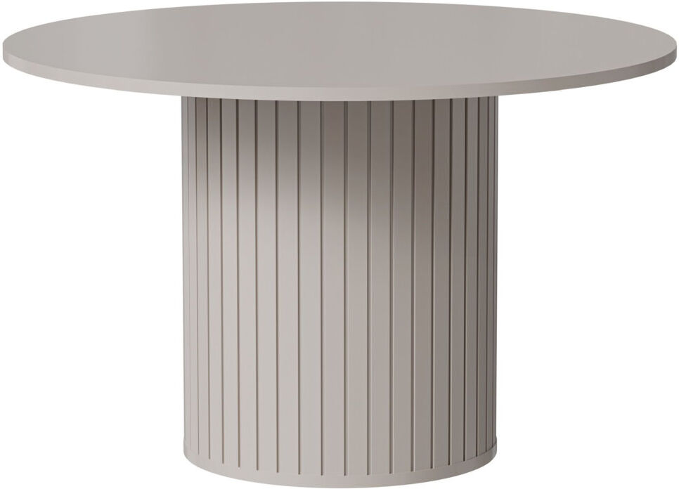 Mikado Living Zante round table 120 cm grooves Taupe