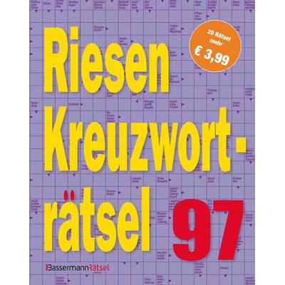 Riesen-Kreuzworträtsel 97, Taschenbuch von Eberhard Krüger, Bassermann, 978-3-8094-4845-7