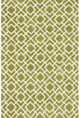 Alexander Home Woven Microfiber Contemporary Trellis Rug