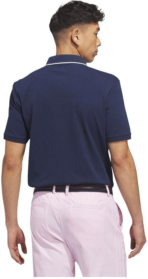 adidas Originals  - Twistknit Trefoil Polo Night Indigo Chalk White - S - Polo